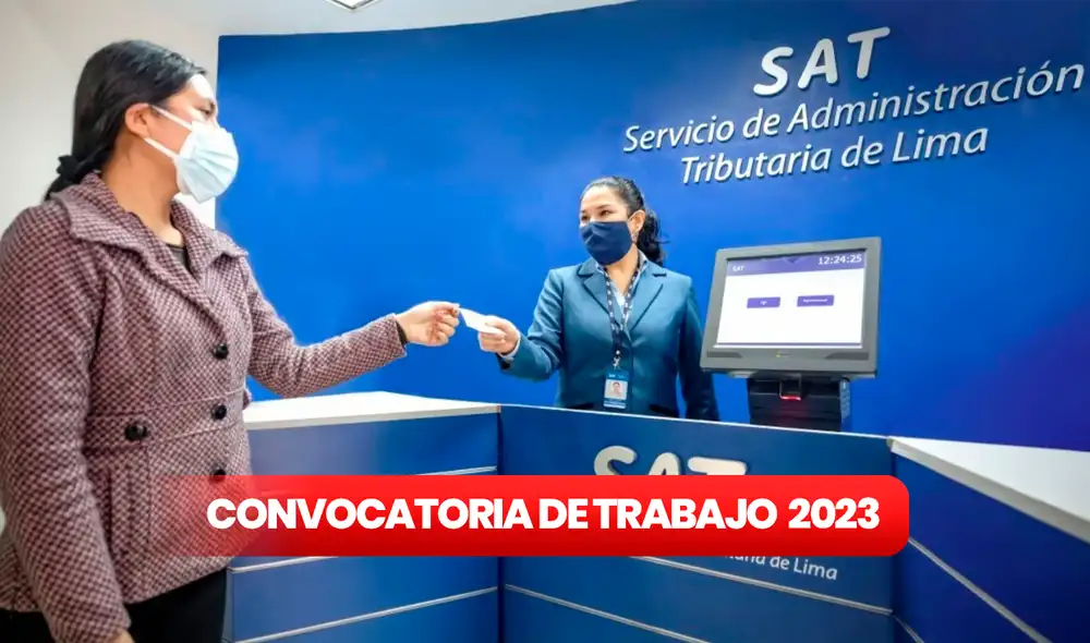 El SAT ofrece 26 empleos en esta convocatoria de trabajo. Foto: composición LR/Andina