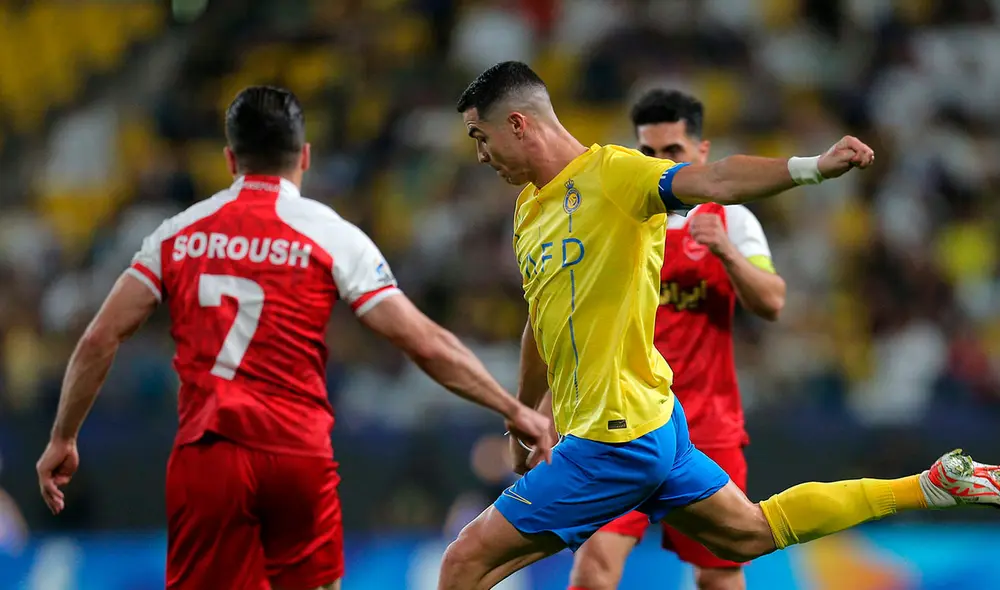 Cristiano Ronaldo no pudo anotar en ante Persépolis FC. Foto: X/Al Nassr Cristiano Ronaldo no pudo anotar en ante Persépolis FC. Foto: X/Al Nassr