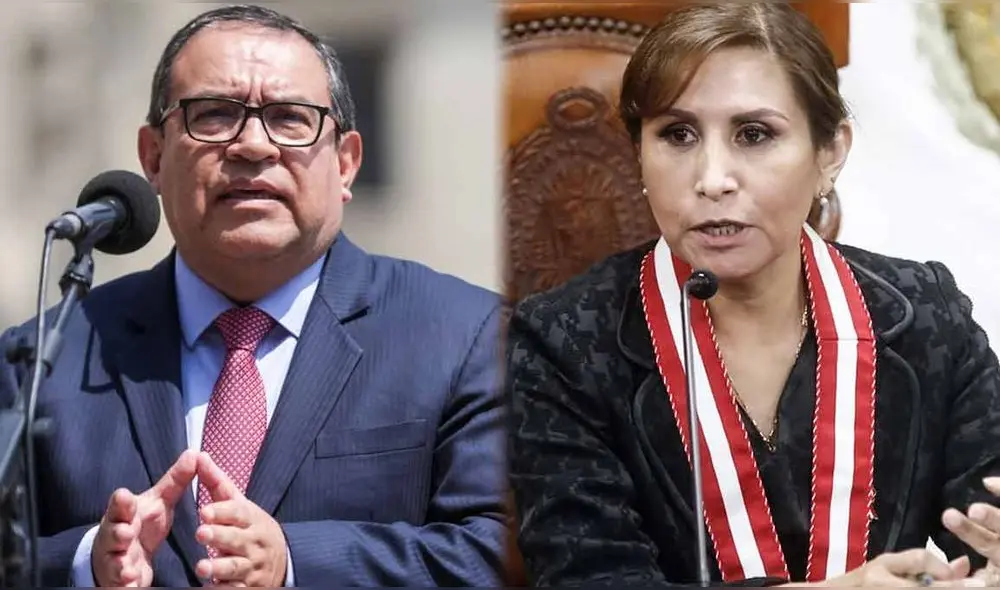 Alberto Otárola, presidente del Consejo de Ministros, se manifiesta sobre mensaje de la fiscal de la Nación, Patricia Benavides. Foto: composición LR/Andina