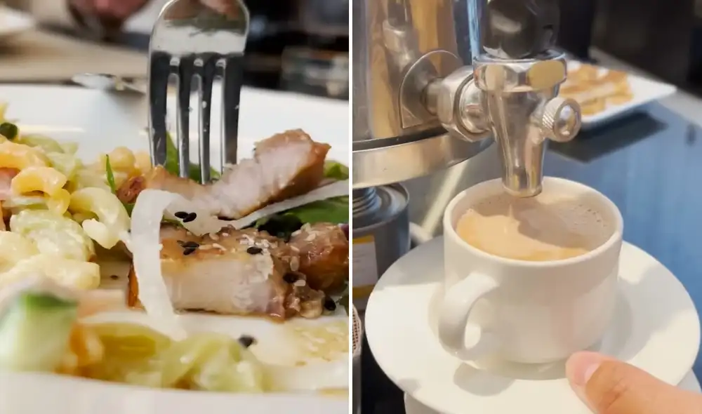 El negocio que ofrece gastronomía navideña ilimitada queda dentro del Hotel Pullman. Foto: composición LR/Ariana Bolo Arce/YouTube