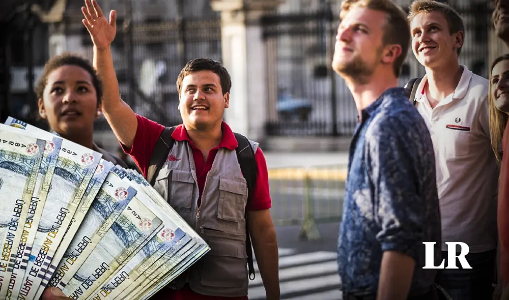 Para hacer efectivo el pago del bono de S/800 a los guías de turismo y artesanos, se autorizó una transferencia de partidas en el presupuesto de S/32 millones. Foto: composición de Fabrizio Oviedo/LR/Andina Para hacer efectivo el pago del bono de S/800 a los guías de turismo y artesanos, se autorizó una transferencia de partidas en el presupuesto de S/32 millones. Foto: composición de Fabrizio Oviedo/LR/Andina