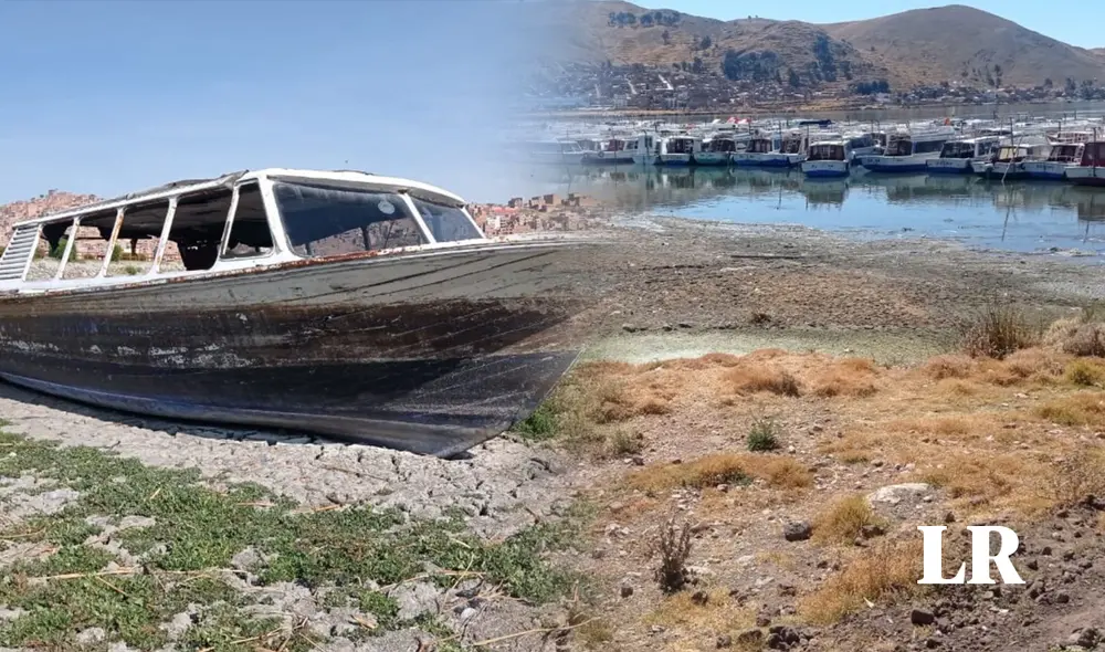 El lago Titicaca ha tenido una sequía durante el 2023. Foto: composición LR/Fabrizio Oviedo/Andina El lago Titicaca ha tenido una sequía durante el 2023. Foto: composición LR/Fabrizio Oviedo/Andina