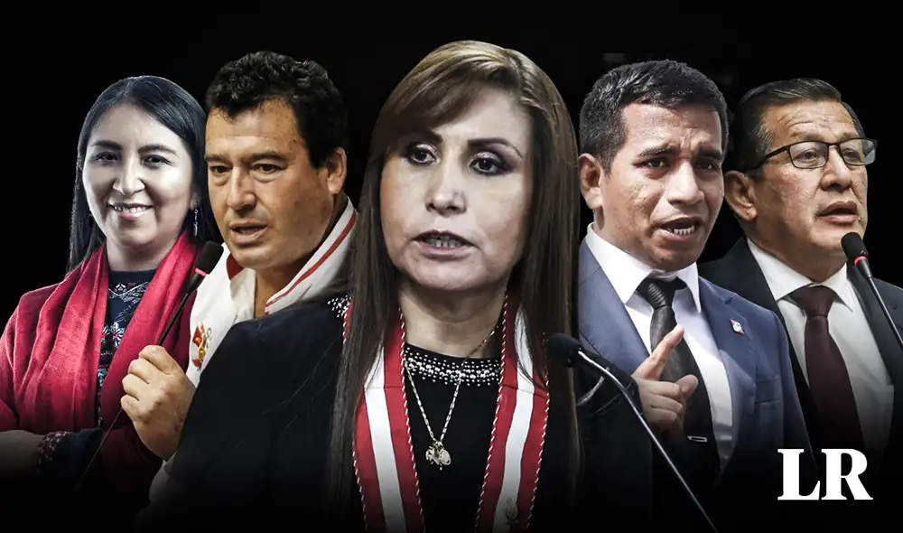 Congresistas y la presidenta Dina Boluarte se pronunciaron sobre Patricia Benavides. Foto: composición de Fabrizio Oviedo/La República/Congreso