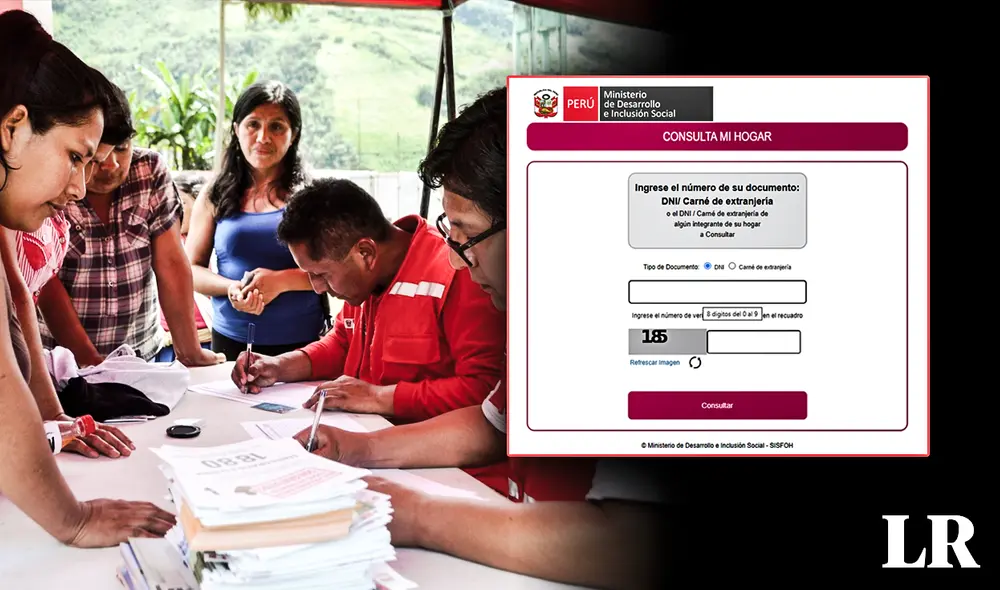 Conoce si tu hogar es clasificado como pobre. Foto: composición Midis/LR/Andina