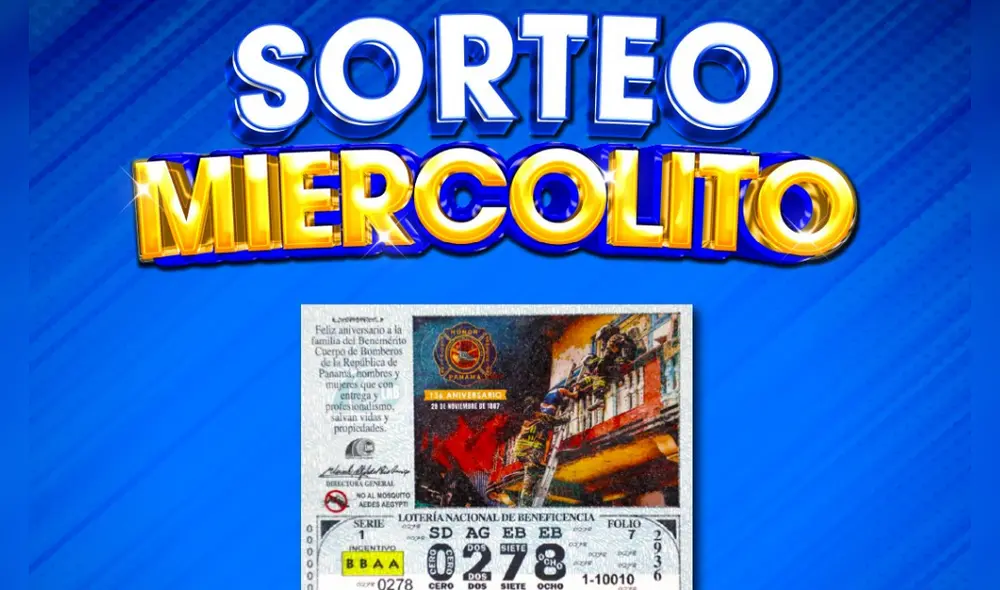 Conoce EN VIVO la lotería nacional de Panamá y sepa los resultados del sorteo Miercolito HOY, miércoles 29 de noviembre. Foto: Lotería Nacional de Panamá Conoce EN VIVO la lotería nacional de Panamá y sepa los resultados del sorteo Miercolito HOY, miércoles 29 de noviembre. Foto: Lotería Nacional de Panamá