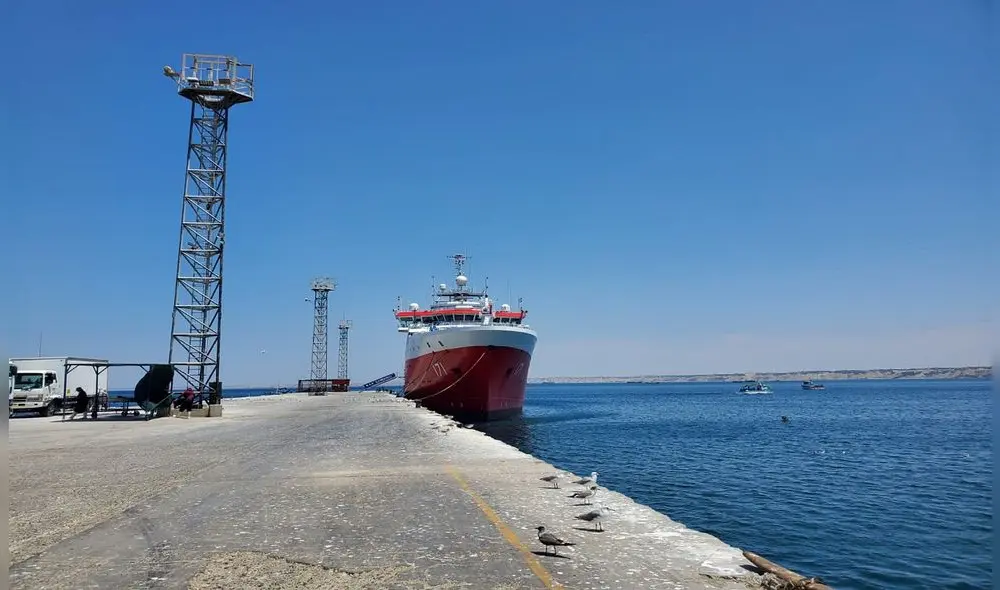 Buque Polar Carrasco realizó estudios en el mar. Foto: La República