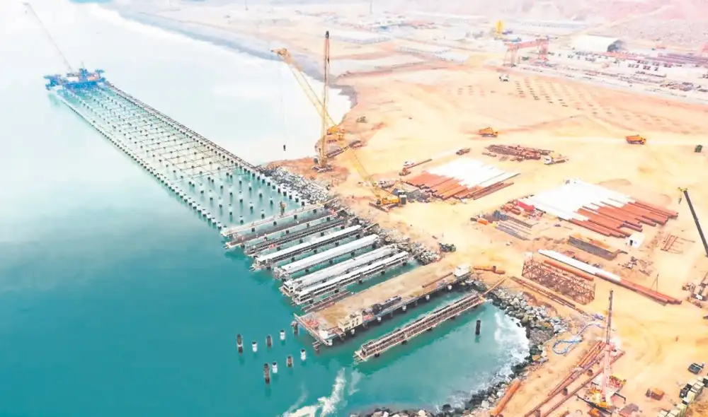 Megapuerto. Será el principal puerto de Sudamérica. Foto: difusión