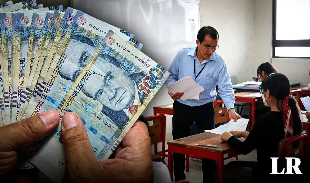 Los docentes recibirán desde S/3.100 por la labor que realizan en los diferentes centros educativos. Foto: composición LR/Gerson Cardoso