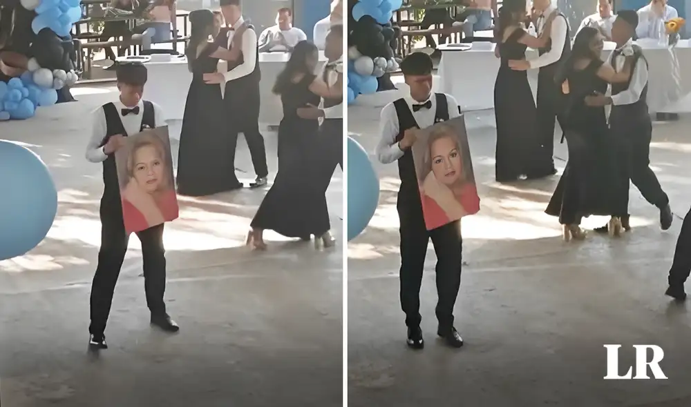 Este fue un homenaje del joven graduando hacia su mamá, quien falleció antes del evento. Foto: @carmensegovia785/Captura - Video: @carmensegovia785 Este fue un homenaje del joven graduando hacia su mamá, quien falleció antes del evento. Foto: @carmensegovia785/Captura - Video: @carmensegovia785