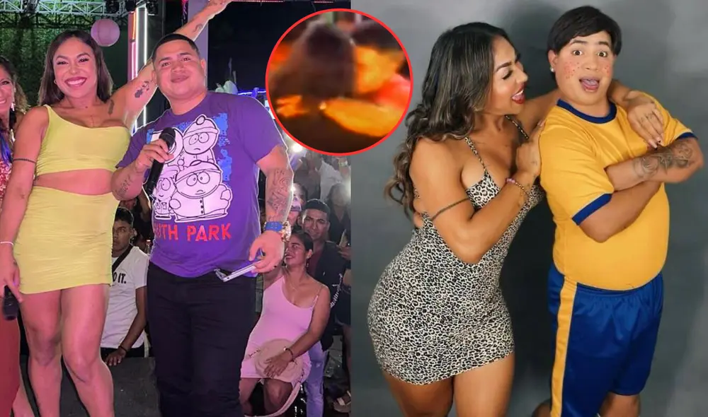Dayanita trabajaba junto a su pareja en varios shows de comicidad. Foto: composición LR / Instagram / ATV