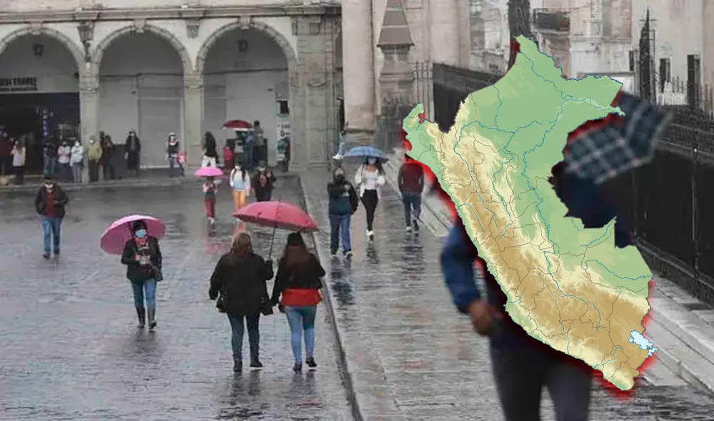 Senamhi advirtió a la ciudadanía sobre los peligros de estas precipitaciones pluviales de fuerte intensidad. Foto: composición LR/Steffano Trinidad/LR