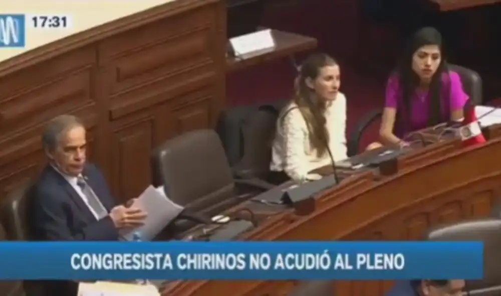 Chirinos negó las acusaciones en su contra. Foto: captura de pantalla/Canal N Chirinos negó las acusaciones en su contra. Foto: captura de pantalla/Canal N