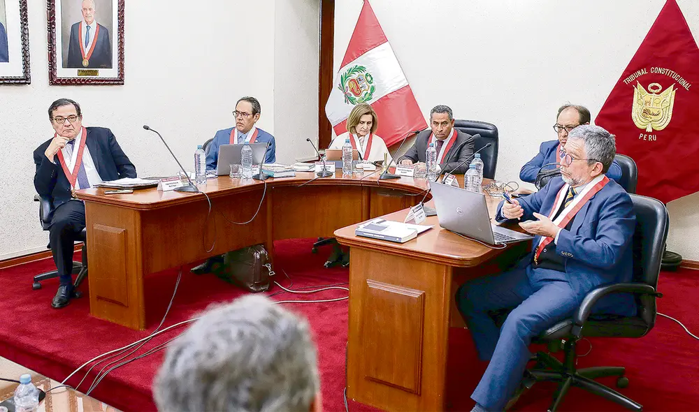 Desconocen su fallo. Magistrados, en mayoría, decidieron no aclarar nada en el auto, pero ellos sostienen públicamente que sí lo hicieron. Foto: Rodrigo Talavera/La República