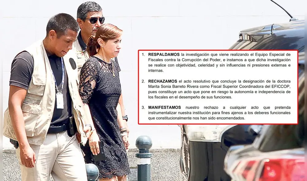 Fiscales piden salida de Patricia Benavides. Foto: composición La República/captura Canal N