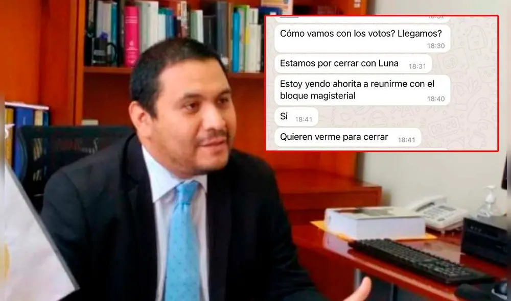 Jaime Villanueva se desempeñaba como coordinador parlamentario de la fiscal Patricia Benavides. Foto: composición La República/Andina