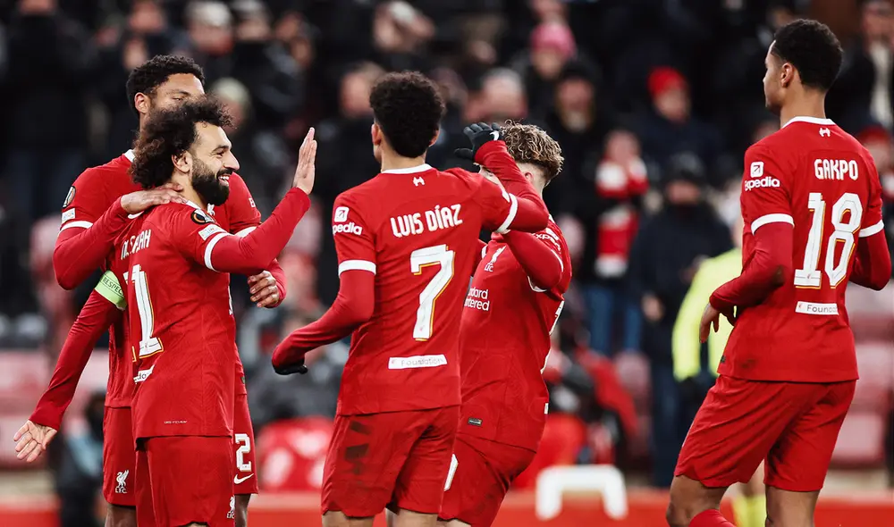 Liverpool consiguió su pase a los octavos de final de la Europa League. Foto: Liverpool Liverpool consiguió su pase a los octavos de final de la Europa League. Foto: Liverpool