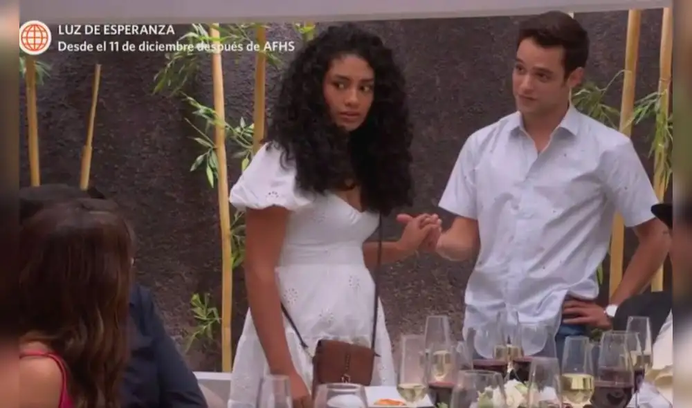 Cristóbal invitó a todos los Gonzales para pedir la mano de July. Foto: Captura de América TV