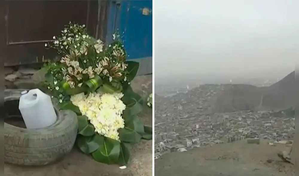 Alrededor de 30 familias viven en el A. H. y temen represalias. Foto: composición La República/América TV