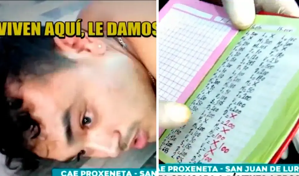 Proxeneta cobraba cupos diarios a las víctimas. Foto: composición La República/capturas ATV