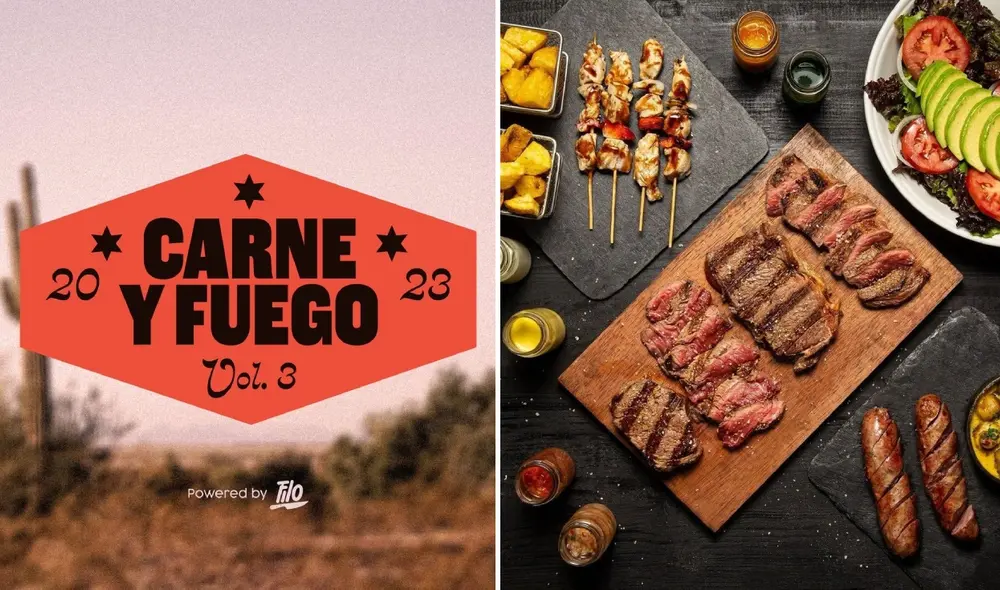 La tercera edición del Carne y Fuego ha sido agendada para un feriado de diciembre. Foto: composición LR/Filo/Kilo La tercera edición del Carne y Fuego ha sido agendada para un feriado de diciembre. Foto: composición LR/Filo/Kilo