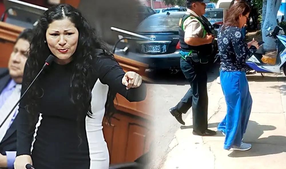 Yesenia Ponce es capturada en Surco. Foto: composición de Jazmin Ceras/ La República/El Peruano