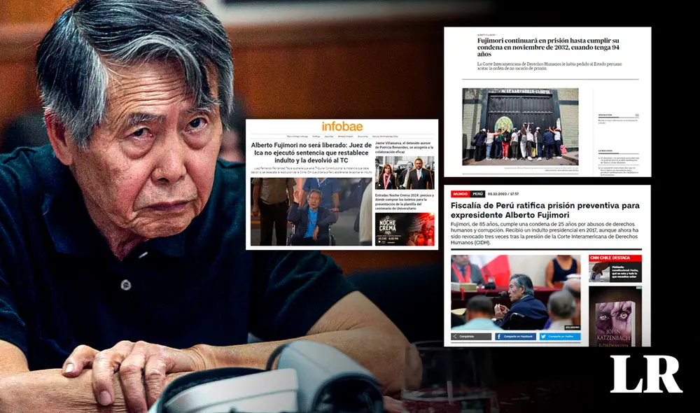 Horas antes de la decisión del juez de Ica, la CIDH había expresado su preocupación ante la posibilidad de que la resolución del TC llevara a la excarcelación de Fujimori. Foto: composición Gerson Cardoso/LR/EFE/captura de medios