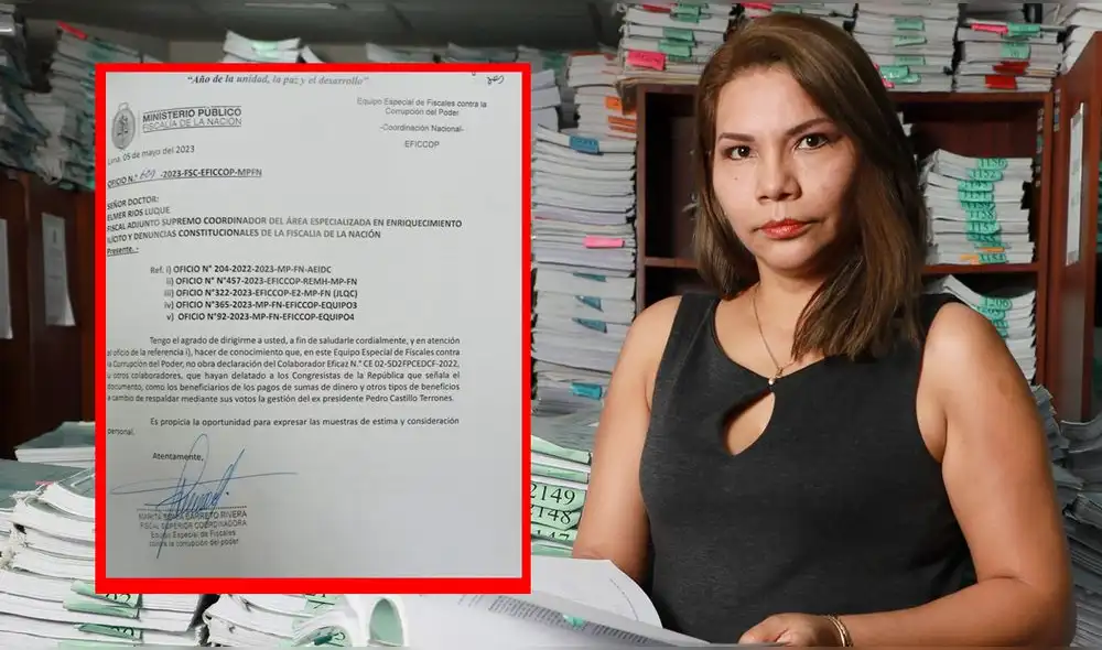 Marita Barreto fue destituida del cargo tras revelar que Patricia Benavides sería la cabecilla de una organización criminal. Foto: composición La República/AP/X Marita Barreto fue destituida del cargo tras revelar que Patricia Benavides sería la cabecilla de una organización criminal. Foto: composición La República/AP/X