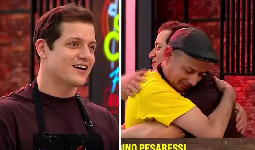 Gino Pesaressi no pudo convencer al jurado y obtuvo el tercer puesto de la competencia. Foto: Composición LR/Captura Latina