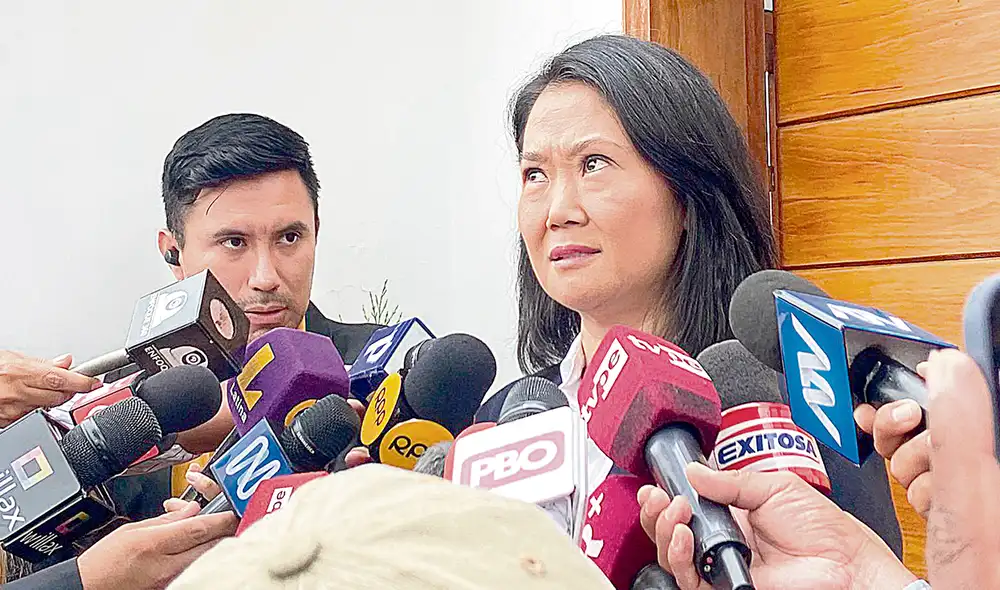 Decidido. La lideresa fujimorista y otros 38 exdirigentes deben responder en el juicio. Foto: Rosario Rojas/La República Decidido. La lideresa fujimorista y otros 38 exdirigentes deben responder en el juicio. Foto: Rosario Rojas/La República