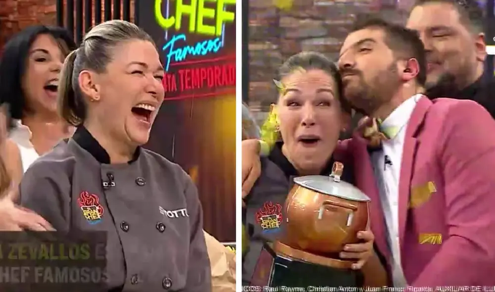 Mónica Zevallos es la más reciente ganadora de 'El gran chef: famosos'. Foto: Composición LR/Captura Latina