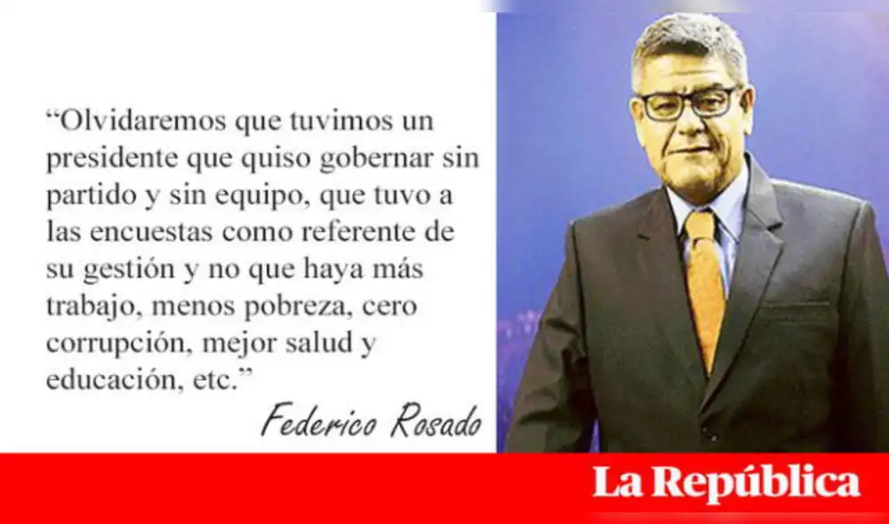 Columna de Federico Rosado. Foto: La República/Archivo