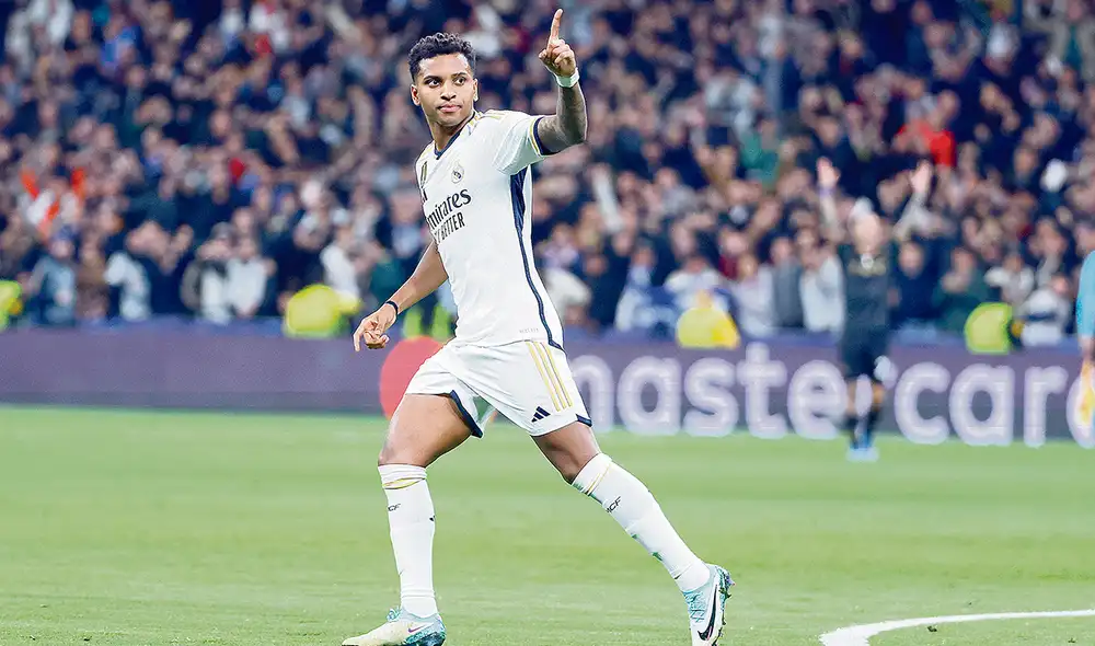 Determinante. Rodrygo ha sido vital para los últimos triunfos del Real Madrid. Foto: EFE Determinante. Rodrygo ha sido vital para los últimos triunfos del Real Madrid. Foto: EFE