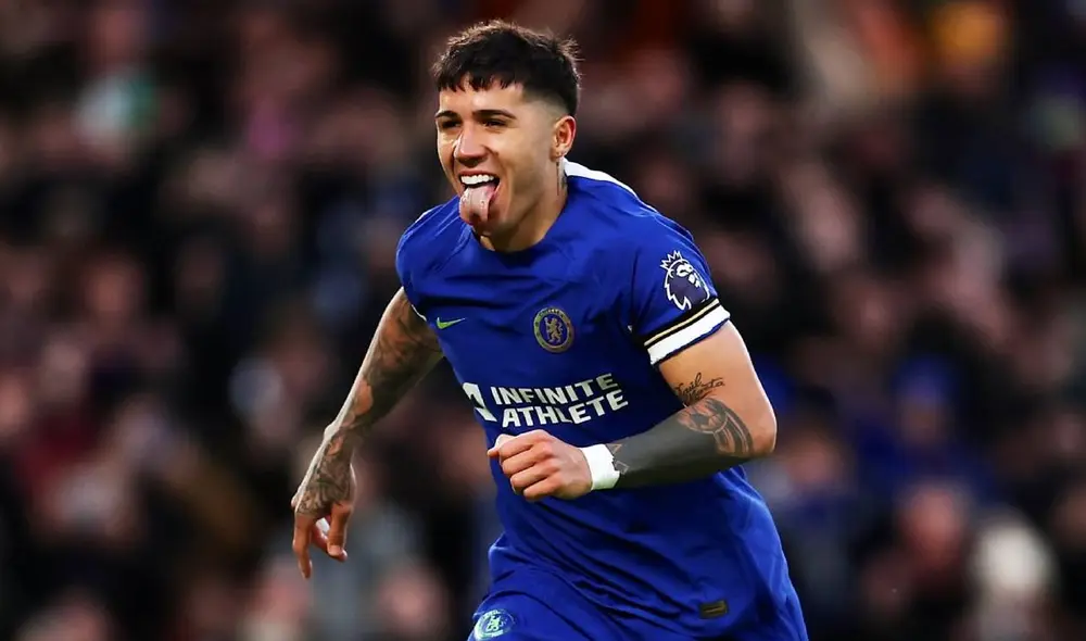 Enzo Fernández convirtió sus primeros goles con la camiseta de los blues en la Premier League. Foto: Chelsea FC Enzo Fernández convirtió sus primeros goles con la camiseta de los blues en la Premier League. Foto: Chelsea FC