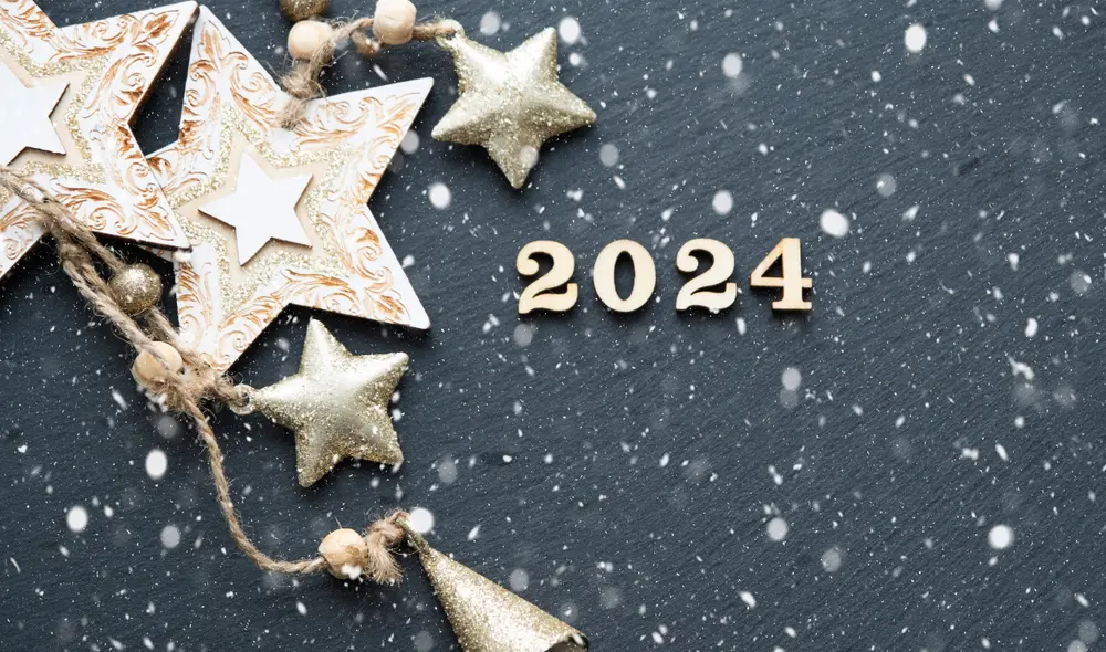 Comparte imágenes para desear un feliz 2024. Foto: Canva