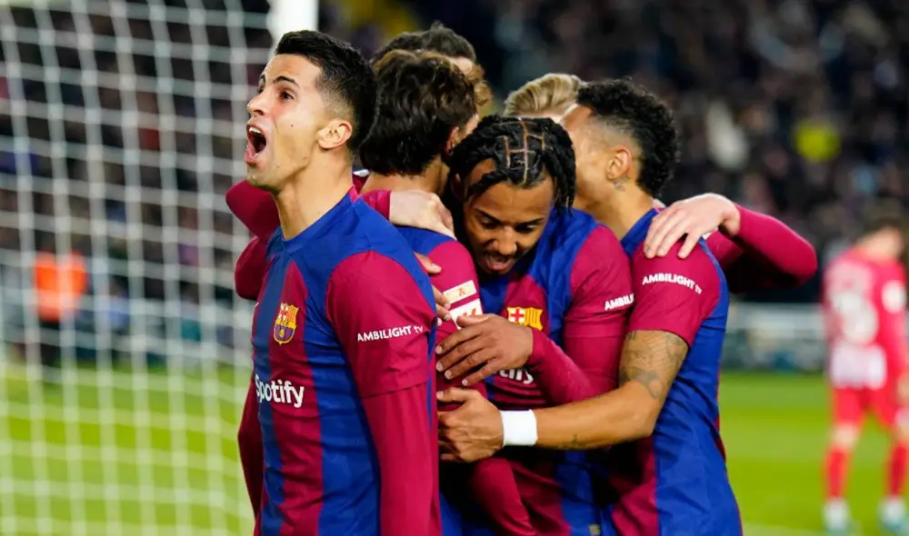 Barcelona se quedó con el tercer lugar de LaLiga y desplazó al Atlético Madrid. Foto: EFE
