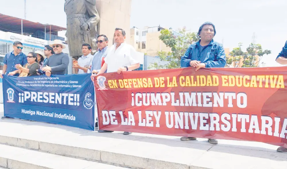 A la espera. En las regiones del sur, la huelga ha sido acatada con fuerza por los profesores. Foto: difusión