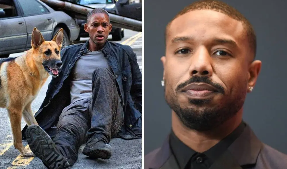 'Soy leyenda 2': Will Smith y Michael B. Jordan se unen para secuela. Foto: composición LR/ Warner/ AP