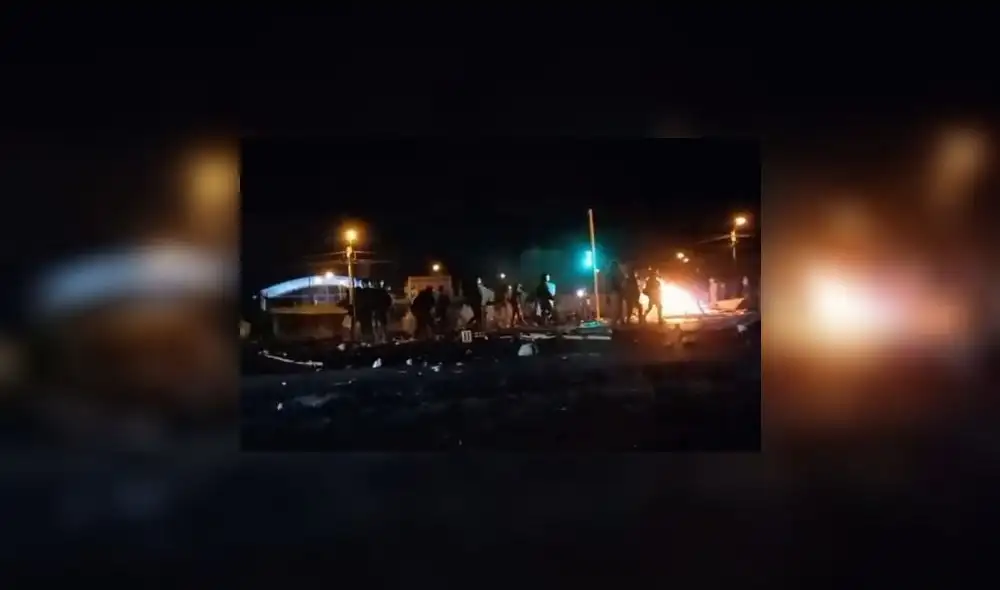 Barrio Chino. Las protestas en Ica tuvieron como saldo varios heridos tras enfrentamientos con la PNP. Foto: Latina