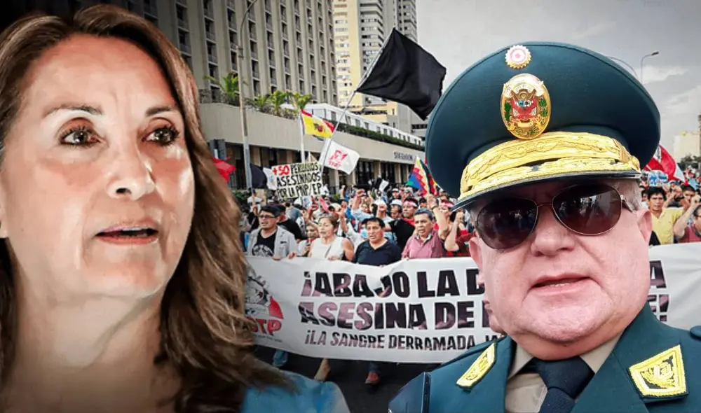 Ghino Malaspina, jefe de la IX Macrorregión Policial de Arequipa comentó sobre el despliegue policial. Foto: composición LR/Leonela Aquino/LR