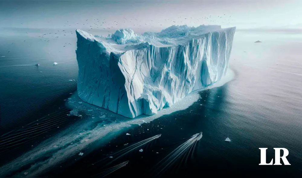 El iceberg A23a se formó tras una enorme rotura en la barrera de hielo Filchner en 1986. Foto: ts2 space/referencial