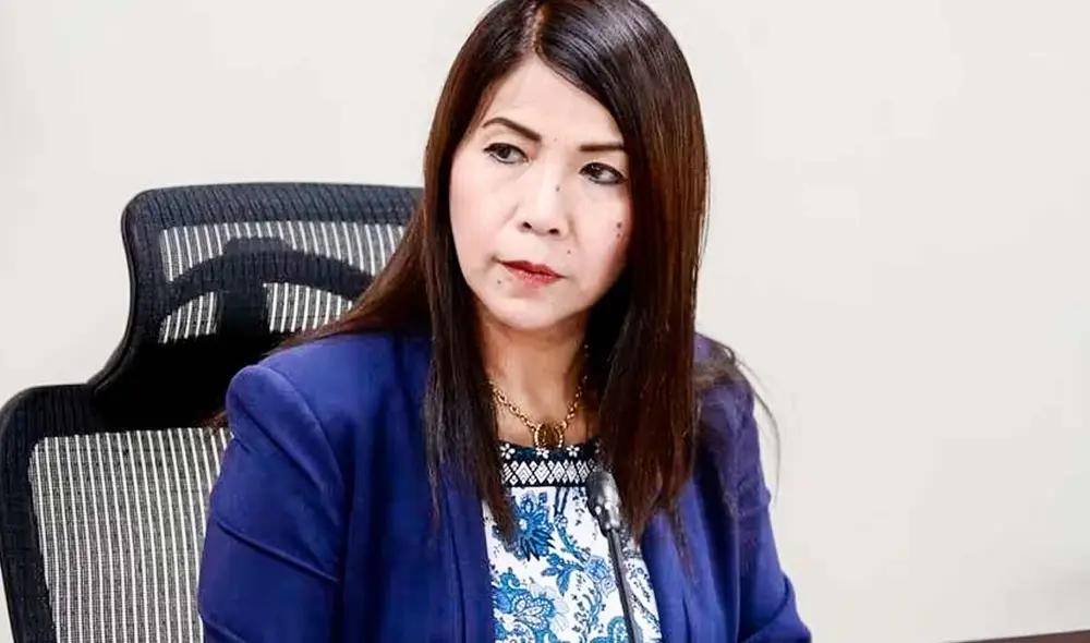 María Cordero, congresista de Fuerza Popular, suspedida por 120 días. Foto: Andina