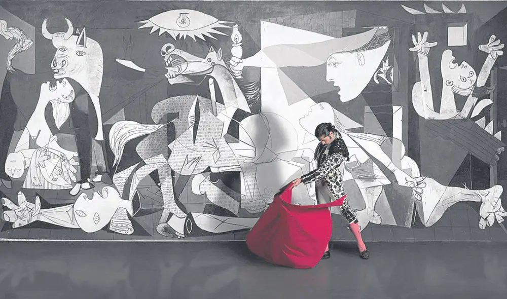 Obra maestra. Se exhibe en el Museo Reina Sofía (Madrid) y ahora está en gira virtual. Foto: difusión Obra maestra. Se exhibe en el Museo Reina Sofía (Madrid) y ahora está en gira virtual. Foto: difusión