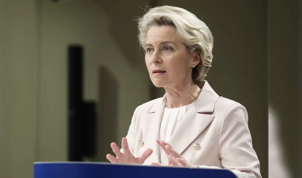 Presidenta de la Comisión Europea advierte a China por el enorme desequilibrio en el intercambio comercial. Foto: AFP