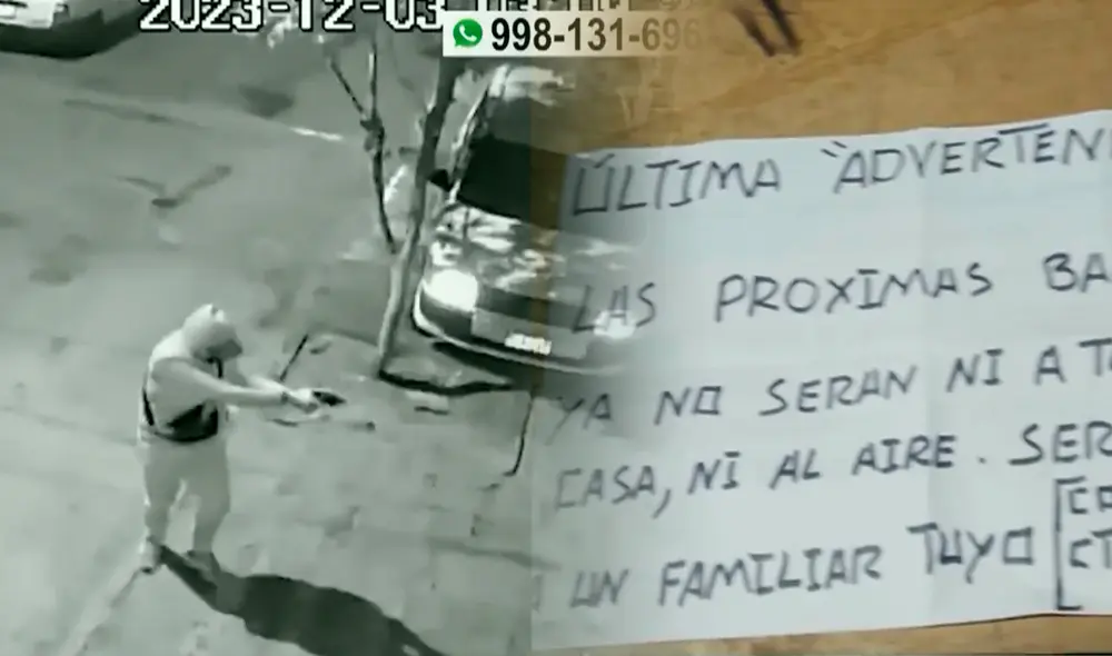 Los extorsionadores pertenecerían a la banda La Batería del Loco Aroni. Foto: composición LR/América TV