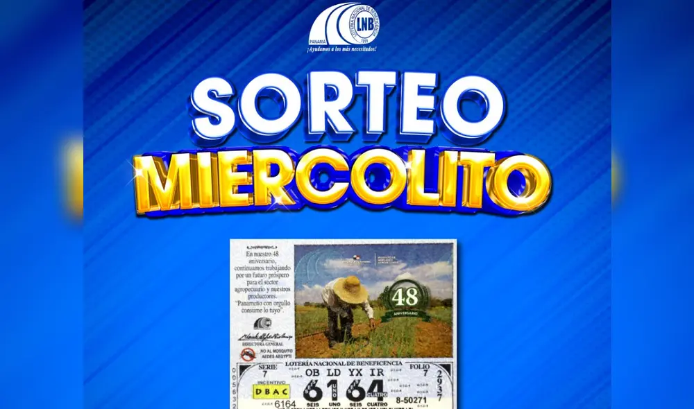 Conoce EN VIVO la lotería nacional de Panamá y sepa los resultados del sorteo Miercolito HOY, miércoles 6 de diciembre. Foto: Lotería Nacional de Panamá