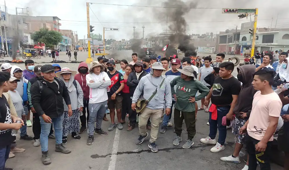 Posición. La CGTP en La Libertad mencionó que rechaza todo acto violento de protesta. Foto: La República