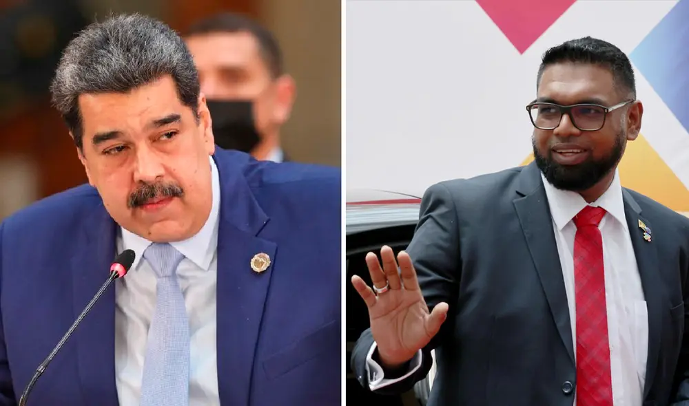 Maduro y Ali mantienen una relación tirante debido al tema del Esequibo. Foto: composición LR/AFOP/EFE Maduro y Ali mantienen una relación tirante debido al tema del Esequibo. Foto: composición LR/AFOP/EFE