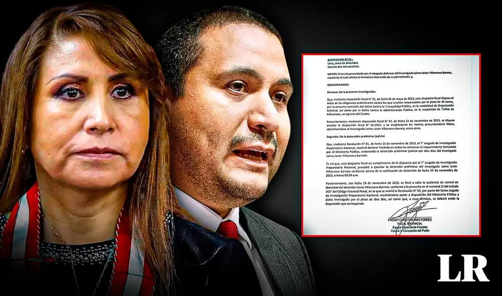 Jaime Villanueva fue liberado en la madrugada del 6 de diciembre. Foto: composición LR Jaime Villanueva fue liberado en la madrugada del 6 de diciembre. Foto: composición LR