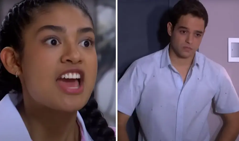 En la serie 'Al fondo hay sitio', Cristóbal le pregunta a July por qué le rechazó. Foto: composición LR / América TV En la serie 'Al fondo hay sitio', Cristóbal le pregunta a July por qué le rechazó. Foto: composición LR / América TV