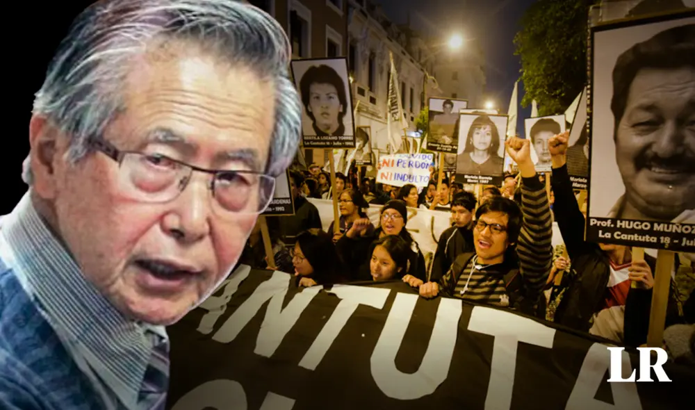 Alberto Fujimori hasta la fecha no ha pagado la indeminización económica correspondiente por los casos de La Cantuta y Barrios Altos. Foto: composición LR/ Melissa Merino/archivo GLR